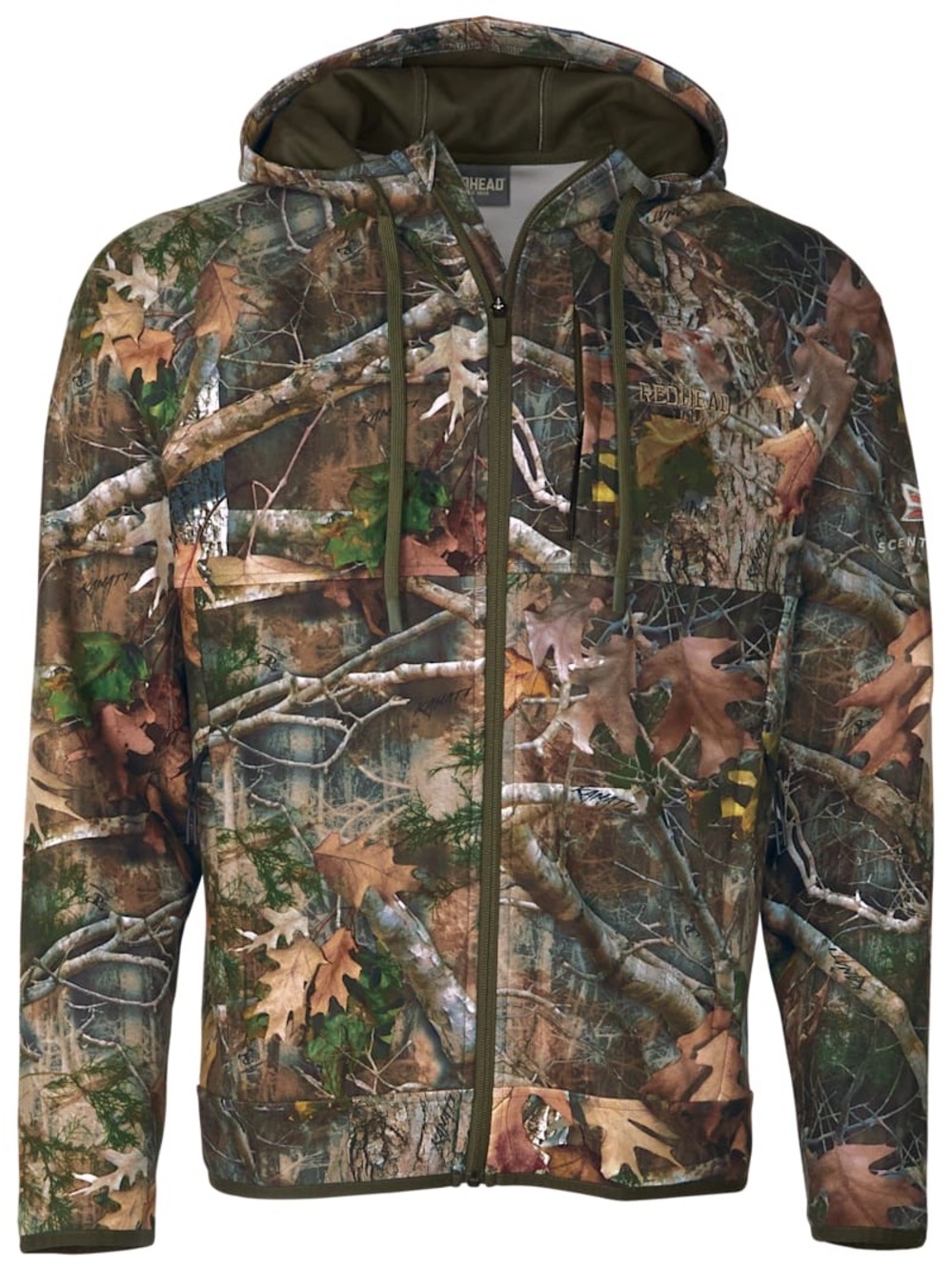 RedHead Full-Zip Tech Fleece Hoodie with SCENTINEL - TrueTimber Kanati - M